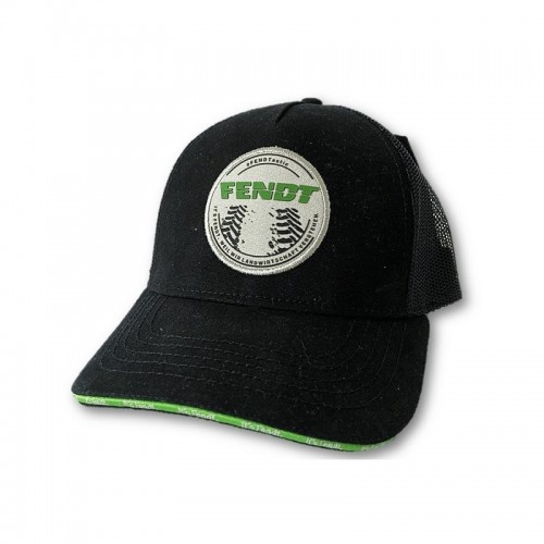 Czarna czapka z daszkiem Fendt logo X991021118000